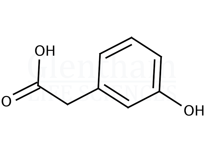 3-Hydroxyphenylacetic acid Structure
