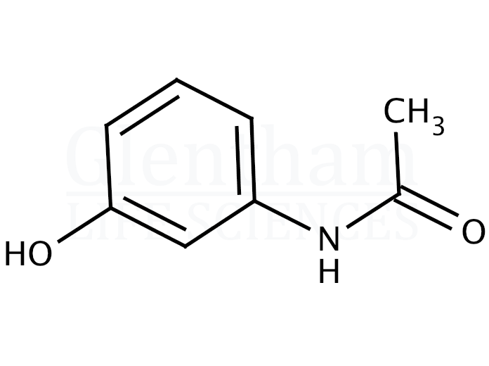 Structure for  3-Acetamidophenol  (621-42-1)