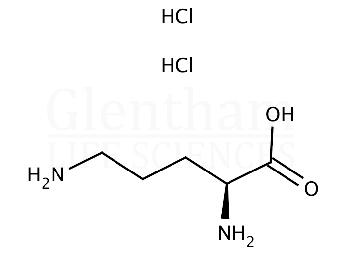 L-Ornithine dihydrochloride Structure