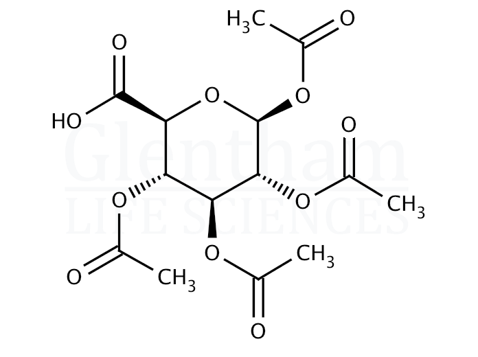 1,2,3,4-Tetra-O-acetyl-beta-D-glucuronic acid Structure