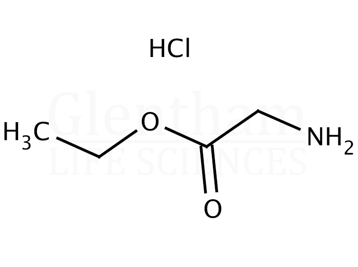 Glycine ethyl ester hydrochloride Structure