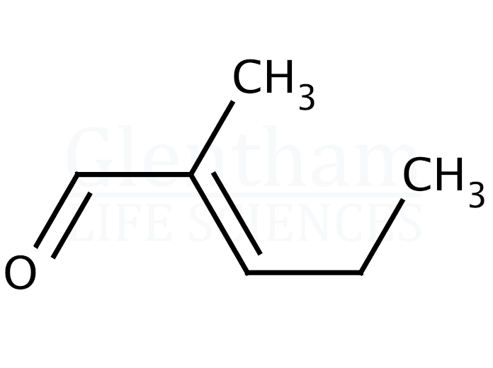 2-Methyl-2-pentenal  Structure