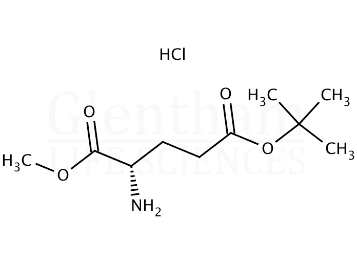 Structure for L-Glutamic acid 5-tert-butyl 1-methyl ester hydrochloride   