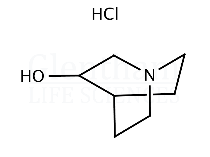 Structure for 3-Quinuclidinol hydrochloride