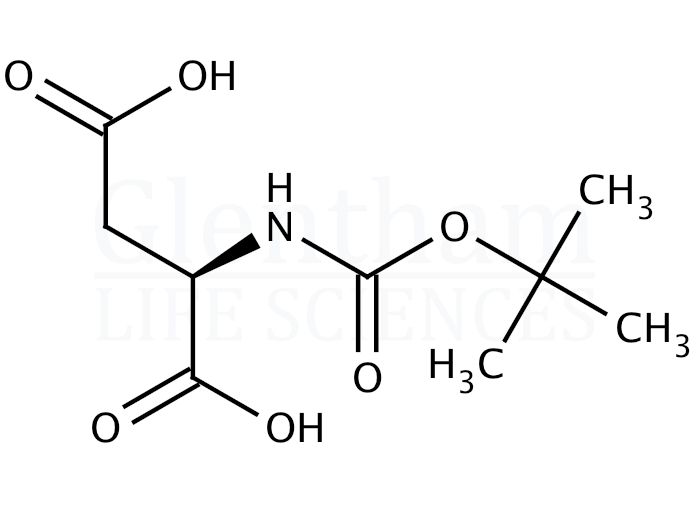 Boc-D-Asp-OH u3000 Structure