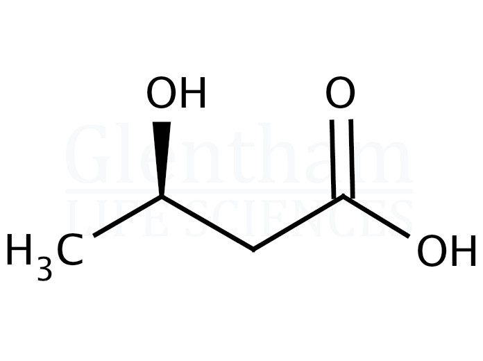 (R)-3-Hydroxybutyric acid Structure