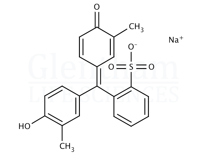 Structure for Cresol Red sodium salt (62625-29-0)