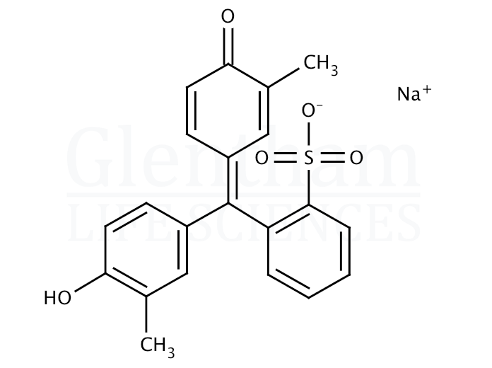 Structure for Cresol Red sodium salt