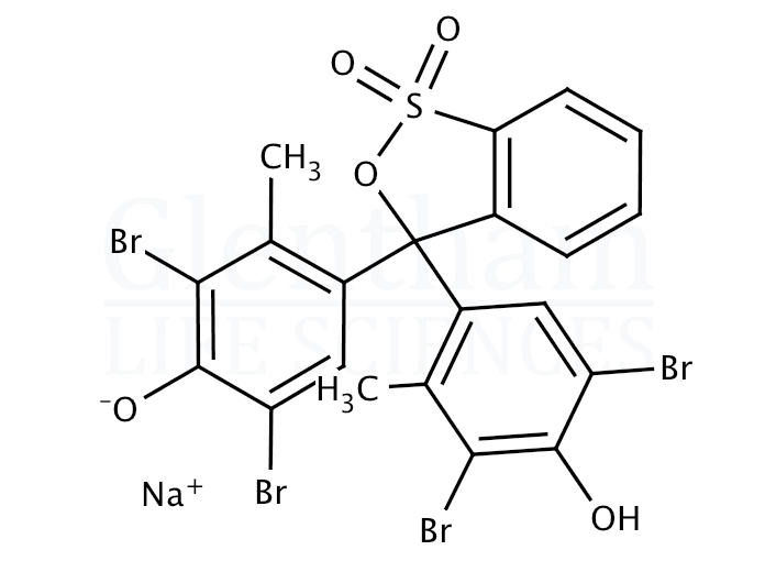 Structure for Bromocresol Green sodium salt