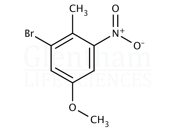 2-Bromo-4-methoxy-6-nitrotoluene Structure