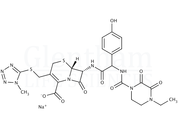 Structure for Cefoperazone sodium salt (62893-20-3)