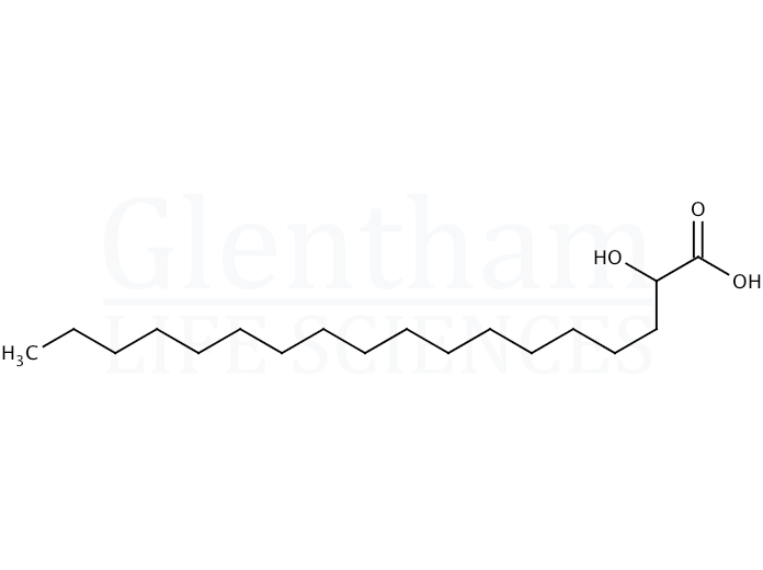Structure for  DL-α-Hydroxystearic acid  (629-22-1)