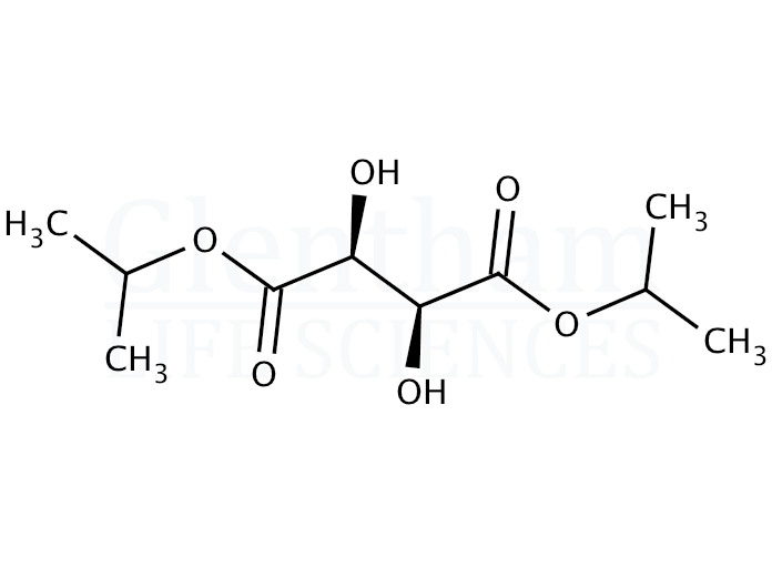 (-)-Diisopropyl D-tartrate Structure