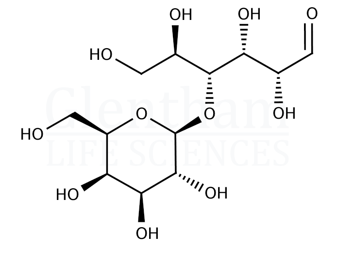 Structure for Lactose, anhydrous (63-42-3)