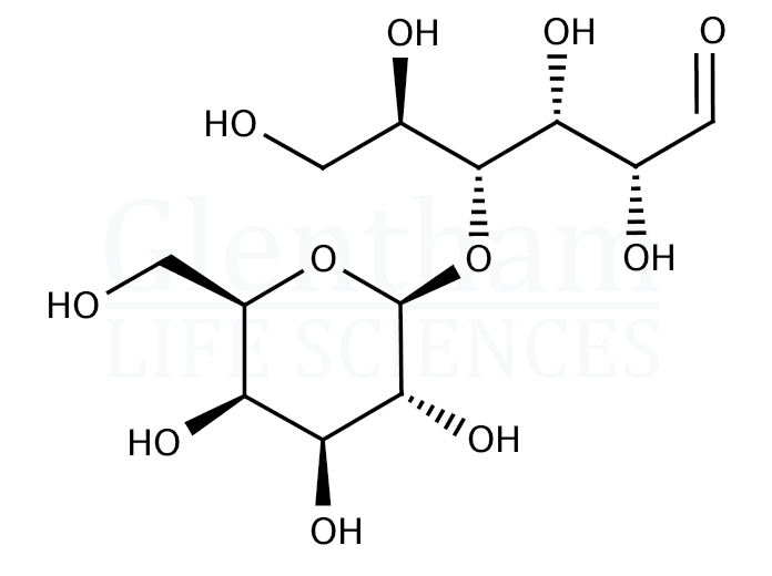 Lactose, anhydrous Structure