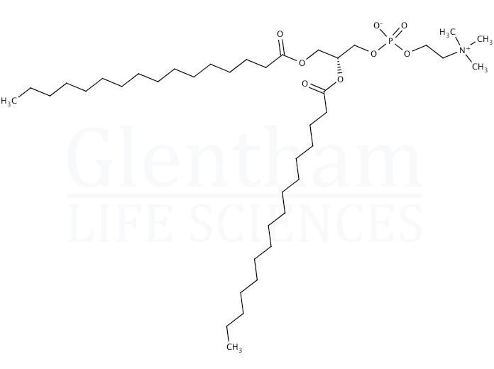 1,2-Dipalmitoyl-sn-glycero-3-phosphocholine Structure