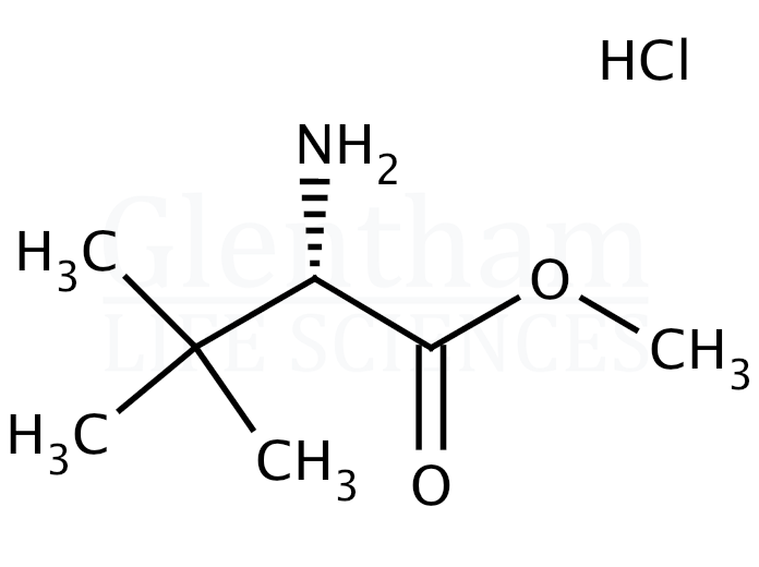 Structure for L-tert-Leucine methyl ester hydrochloride
