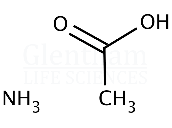Structure for Ammonium acetate, Ultrapure, for HPLC and LC-MS (631-61-8)