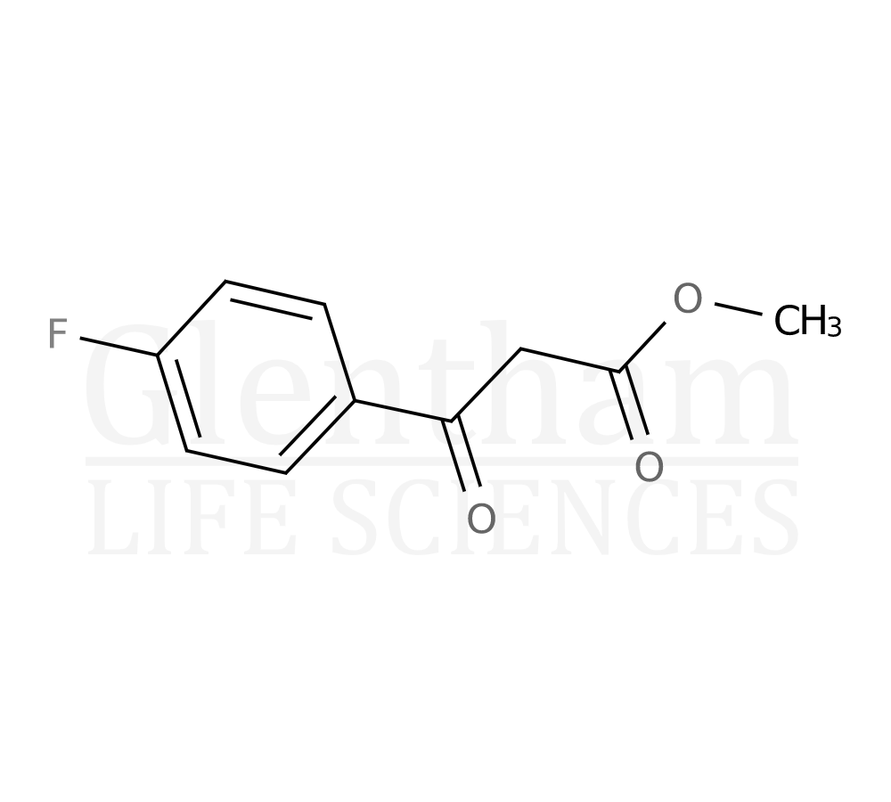 Methyl 4-fluorobenzoylacetate Structure