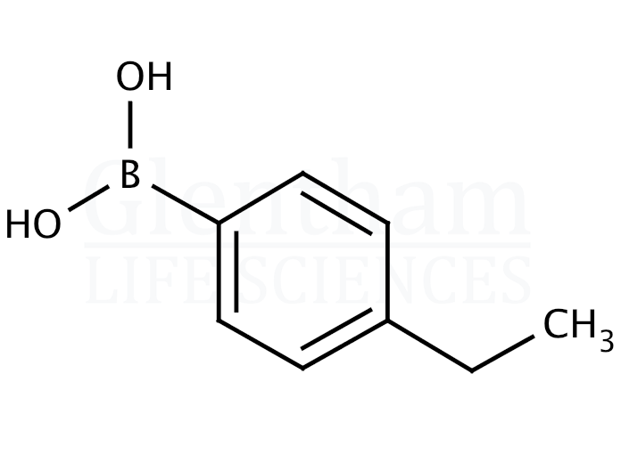 Structure for 4-Ethylphenylboronic acid
