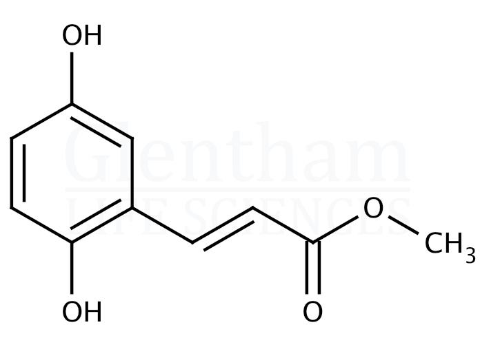 Structure for 2,5-Dihydroxycinnamic acid methyl ester