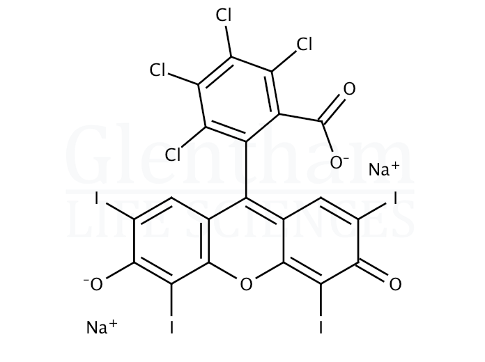 Structure for Rose Bengal (C.I. 45440)