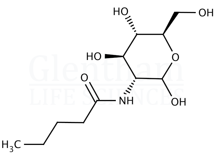 N-Valeryl-D-glucosamine Structure