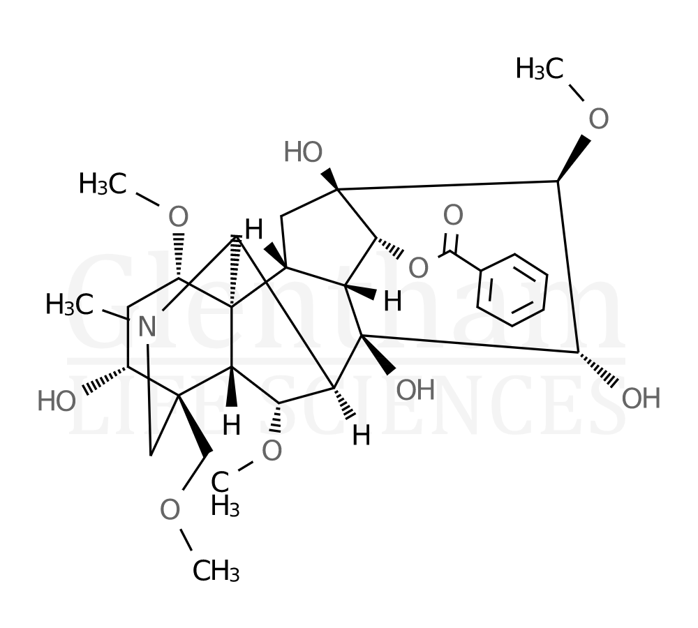 Structure for Benzoylmesaconine