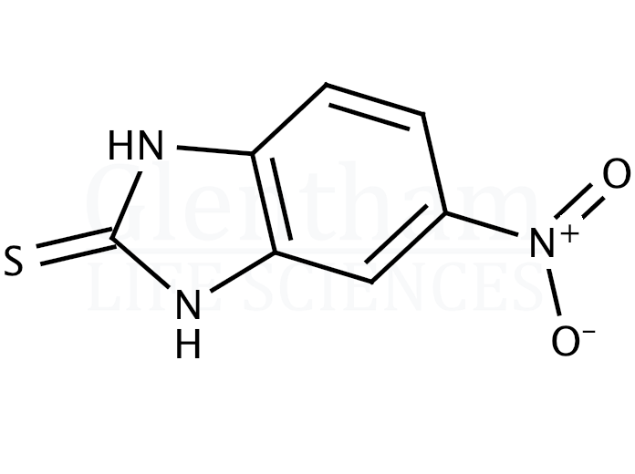 5-Nitro-2-mercaptobenzimidazole Structure