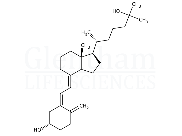 25-Hydroxyvitamin D3 monohydrate Structure