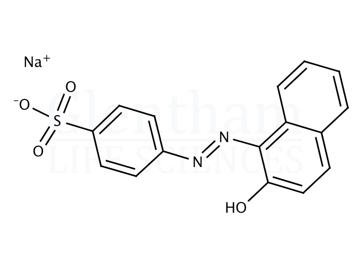 Strcuture for Orange II sodium salt