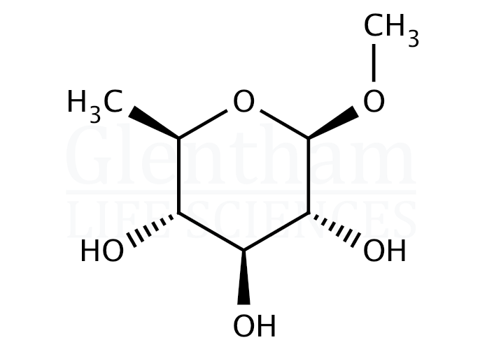 Methyl 6-deoxy-β-D-glucopyranoside Structure