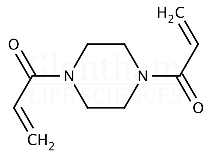 Structure for 1,4-Bis(acryloyl)piperazine (6342-17-2)