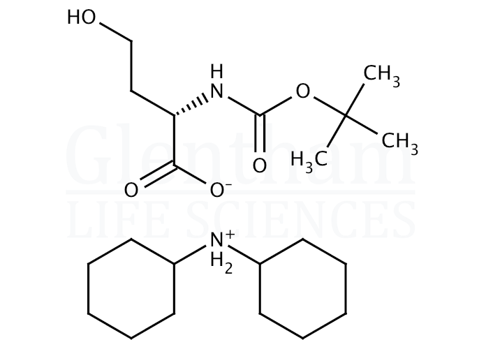 Large structure for (S)-N-Boc-L-homoserine dicyclohexylammonium salt (63491-82-7)