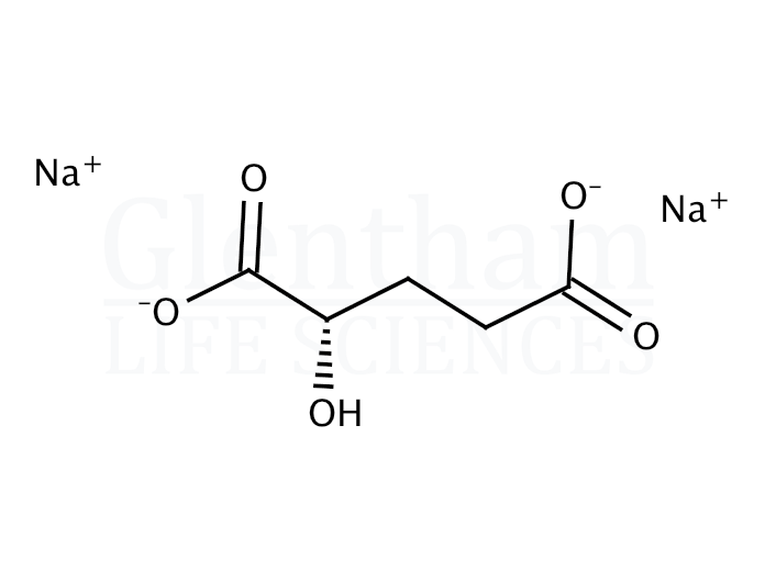 Structure for L-alpha-Hydroxyglutaric acid disodium salt