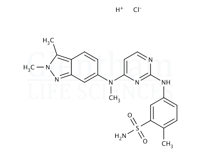 Structure for Pazopanib (444731-52-6)