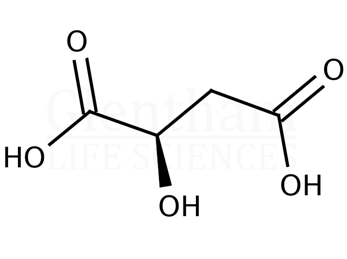 D-(+)-Malic acid Structure