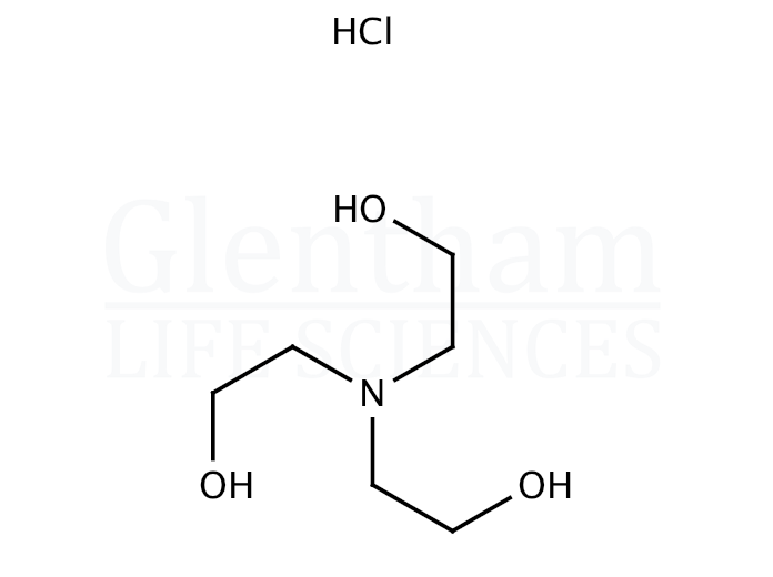 Triethanolamine hydrochloride Structure