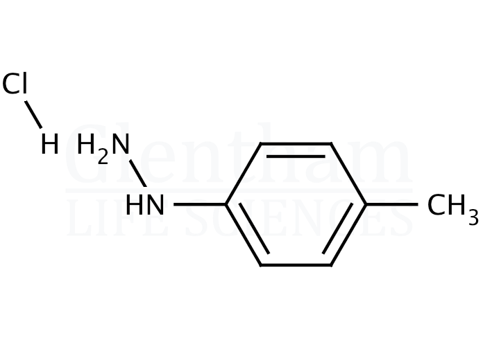 4-Methylphenylhydrazine hydrochloride Structure