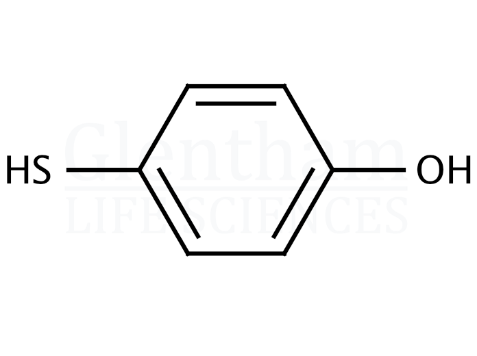 4-Hydroxythiophenol (4-Mercaptophenol) Structure