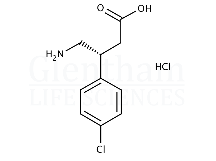 Structure for R(+)-Baclofen hydrochloride 