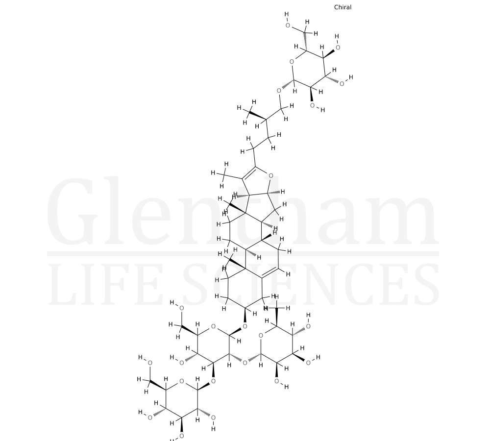 Structure for  Pseudoprotogracillin  (637349-03-2)