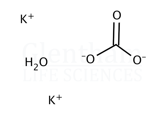 Potassium carbonate sesquihydrate Structure