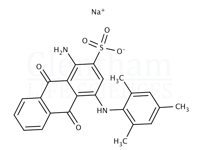 Structure for Acid Blue 129
