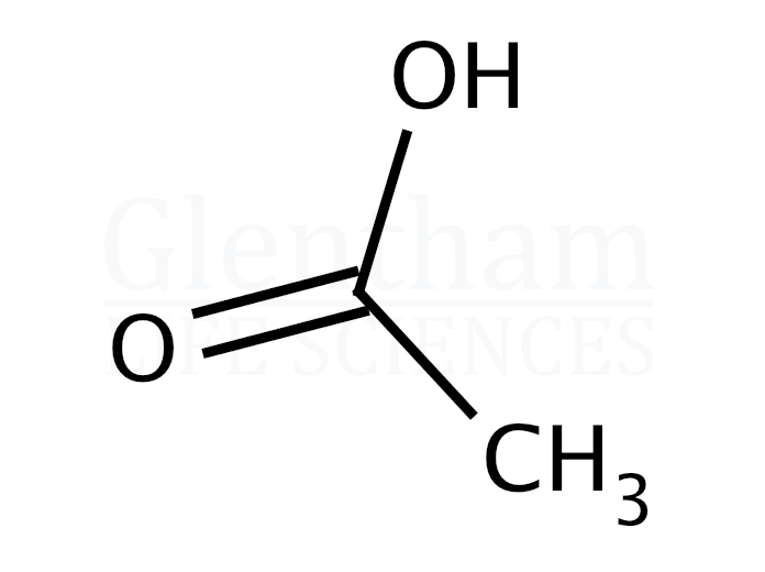 Structure for Acetic acid, glacial, Ph. Eur. grade (64-19-7)