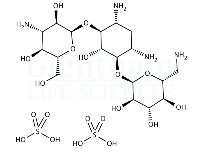 Structure for Kanamycin disulfate salt  (64013-70-3)
