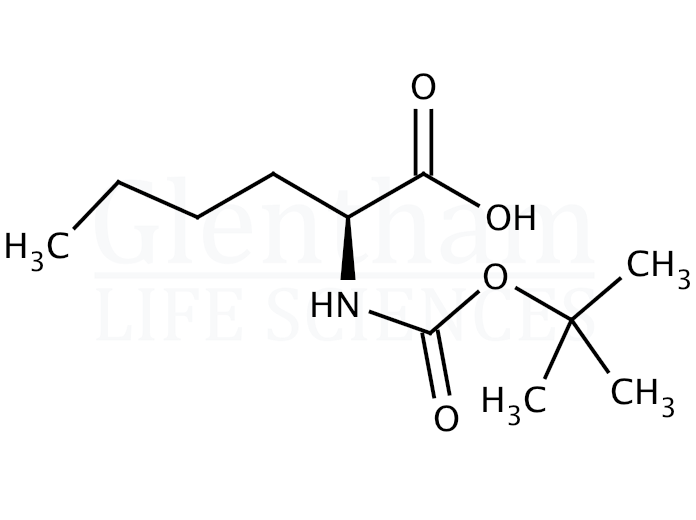 Structure for Boc-Nle-OH  