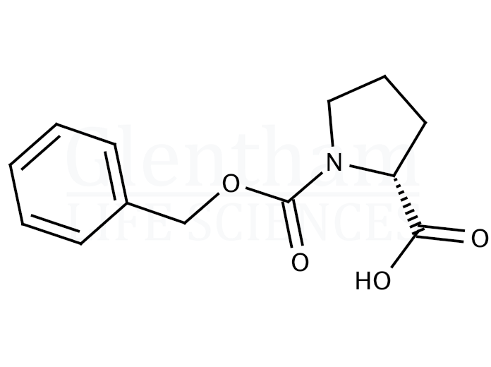 Structure for (+)-Z-D-proline 