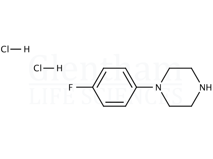 Structure for 1-(4-Fluorophenyl)piperazine hydrochloride