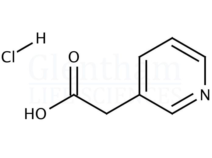 Pyridine-3-acetic acid hydrochloride Structure